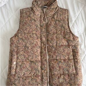 Staccato Cream Quilted Floral Vest